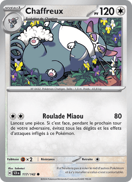 Chaffreux 117/175 Pokémon Couronne Stellaire (EV07)