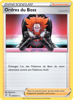 Ordres du Boss (Lysandre) 58/73 Pokémon Destinées Radieuses (SHF)