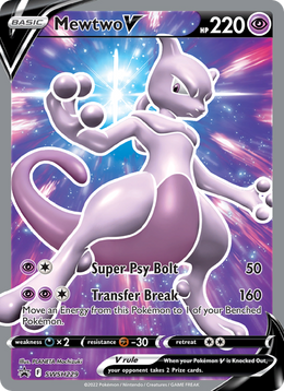 Mewtwo V SWSH229/PROMO — Pokémon Promo Épée et Bouclier (SWSHP)