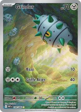 Grindur 148/86 — Pokémon Flamme Blanche (WHT)