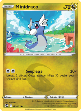 Minidraco 129/215 Pokémon Tempête Argentée (SIT)