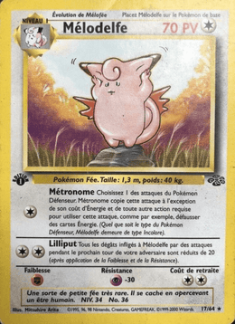 Mélodelfe 17/64 Pokémon Jungle (JU)