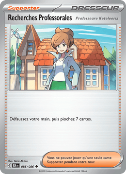 Recherches Professorales 085/172 Pokémon Foudre Noire (BLK)
