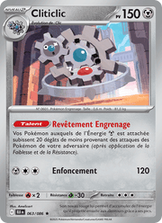 Cliticlic 063/172 Pokémon Foudre Noire (BLK)