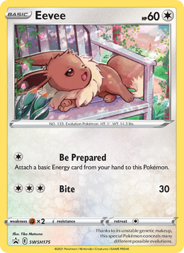 Évoli SWSH175/PROMO — Pokémon Promo Épée et Bouclier (SWSHP)
