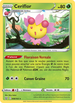 Ceriflor 8/183 — Pokémon Styles de combat (BST)