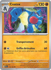 Coatox 115/279 Pokémon Évolutions à Paldea (EV02)