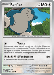 Ronflex 063/124 Pokémon Équilibre Parfait (ME03)