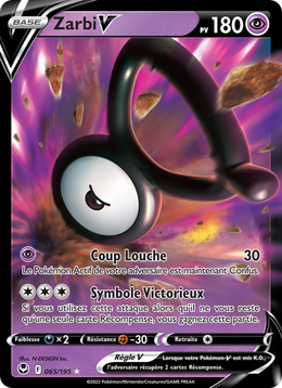 Zarbi V 065/245 — Pokémon Tempête Argentée (SIT)