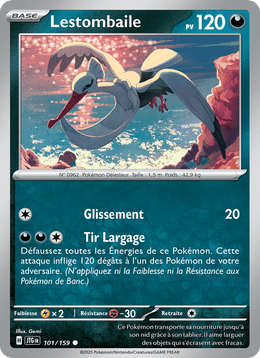 Lestombaile 101/190 Pokémon Aventures Ensemble (EV09)