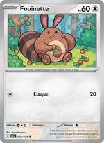 Fouinette 118/190 Pokémon Aventures Ensemble (EV09)