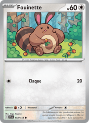 Fouinette 118/190 Pokémon Aventures Ensemble (EV09)