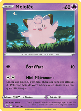 Mélofée 63/203 Pokémon Voltage Éclatant