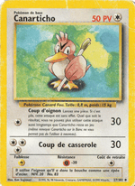 Canarticho 27/102 Pokémon Set de Base (BS)