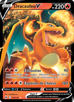Dracaufeu V 018/230 — Pokémon Zénith Suprême (CRZ)