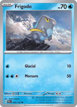 Frigodo 058/279 Pokémon Évolutions à Paldea (EV02)
