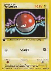 Voltorbe 67/102 Pokémon Set de Base (BS)
