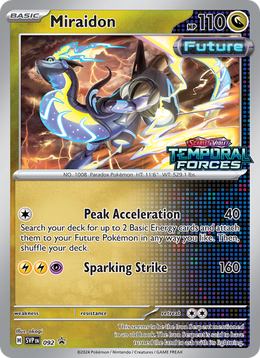 Miraidon 092/PROMO — Pokémon Promo Écarlate et Violet (SVP)