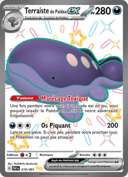 Terraiste de Paldea-ex 219/245 Pokémon Destinées de Paldea (EV4.5)