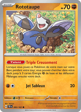 Rototaupe 085/218 Pokémon Forces Temporelles (EV05)