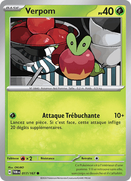 Verpom 017/226 Pokémon Mascarade Crépusculaire (EV06)