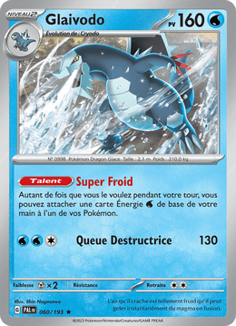 Glaivodo 060/279 Pokémon Évolutions à Paldea (EV02)