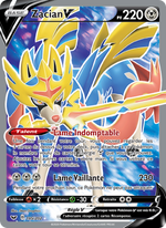 Zacian V 195/216 Pokémon Épée et Bouclier