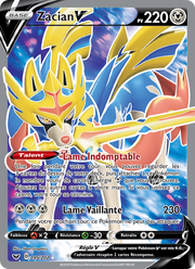 Zacian V 195/216 Pokémon Épée et Bouclier