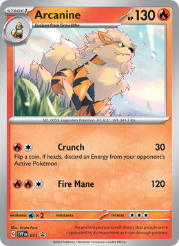 Arcanin 011/PROMO — Pokémon Promo Écarlate et Violet (SVP)