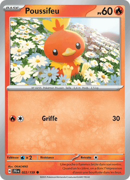 Poussifeu 022/190 Pokémon Aventures Ensemble (EV09)