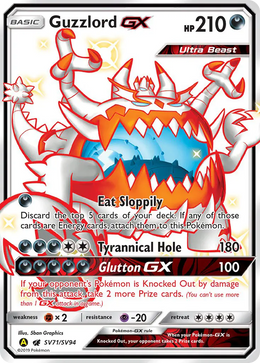 Engloutyran-GX SV71/94 — Pokémon Destinées Occultes Coffre Étincelant (SMA)