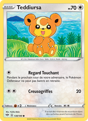 Teddiursa 138/201 Pokémon Ténèbres Embrasées