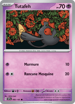 Tutafeh 082/252 Pokémon Étincelles Déferlantes (EV08)