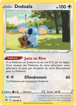 Dodoala 149/217 Pokémon Origine Perdue (LOR)
