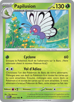 Papilusion 012/207 Pokémon 151 (MEW)