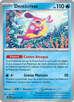 Denticrisse 049/252 Pokémon Étincelles Déferlantes (EV08)