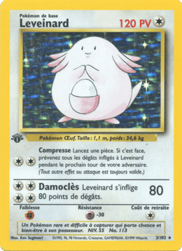 Leveinard 3/102 Pokémon Set de Base (BS)