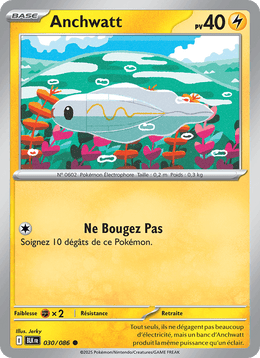 Anchwatt 030/172 Pokémon Foudre Noire (BLK)
