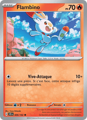 Flambino 026/175 Pokémon Couronne Stellaire (EV07)