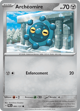 Archéomire 066/180 Pokémon Évolutions Prismatiques (EV8.5)