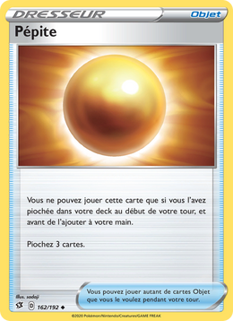 Pépite 162/209 Pokémon Clash des Rebelles