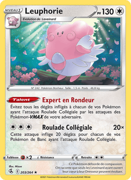Leuphorie 203/284 Pokémon Poing de Fusion (FST)