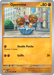 Opermine 042/124 Pokémon Équilibre Parfait (ME03)