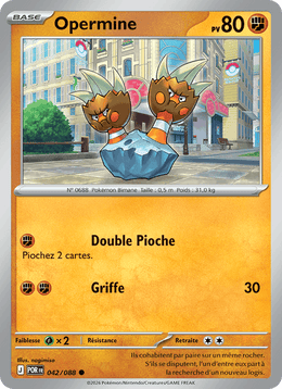 Opermine 042/124 Pokémon Équilibre Parfait (ME03)