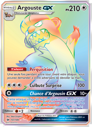 Argouste GX 157/163 — Pokémon Soleil et Lune (SUM)