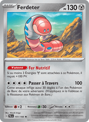 Ferdeter 151/279 Pokémon Évolutions à Paldea (EV02)