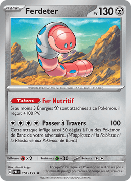 Ferdeter 151/279 Pokémon Évolutions à Paldea (EV02)