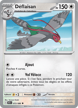 Déflaisan 073/172 Pokémon Foudre Noire (BLK)