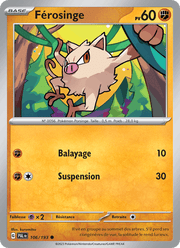 Férosinge 106/279 Pokémon Évolutions à Paldea (EV02)