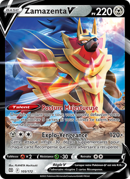 Zamazenta V 105/216 Pokémon Stars Étincelantes